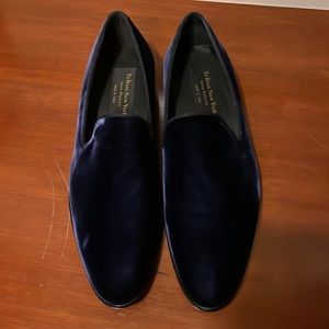 To Boot New York Blue Velvet Loafers